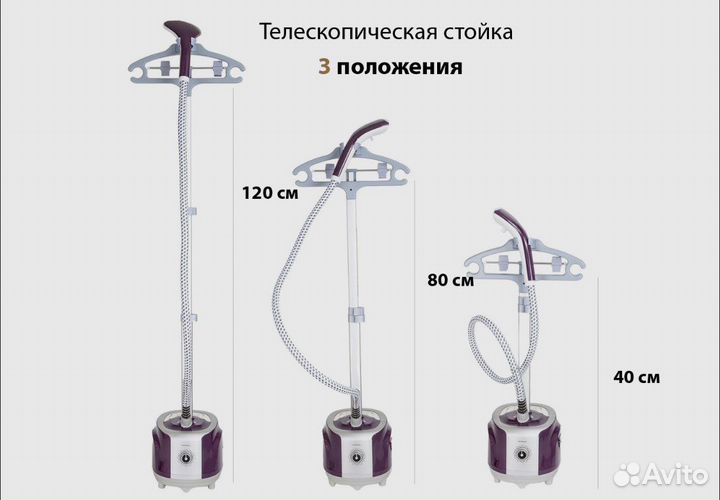 Отпариватель для одежды новый