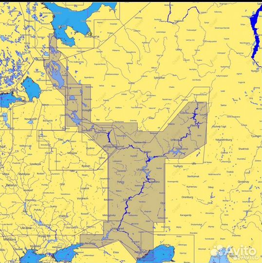 Карты глубин Lowrance c-map
