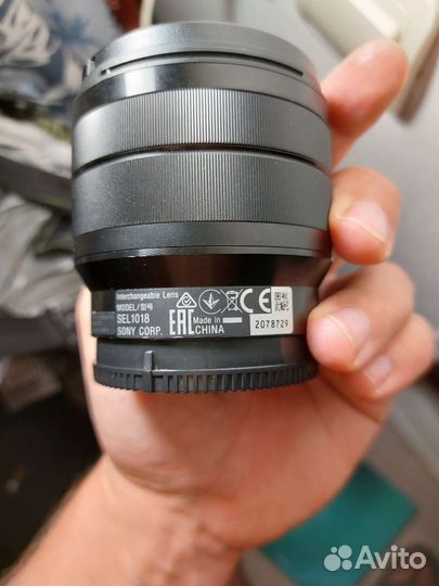 Объектив Sony 10-18mm f4