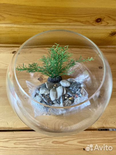 Аквариум круглый 10 литров