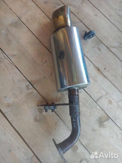 Глушитель на mitsubishi lancer 10