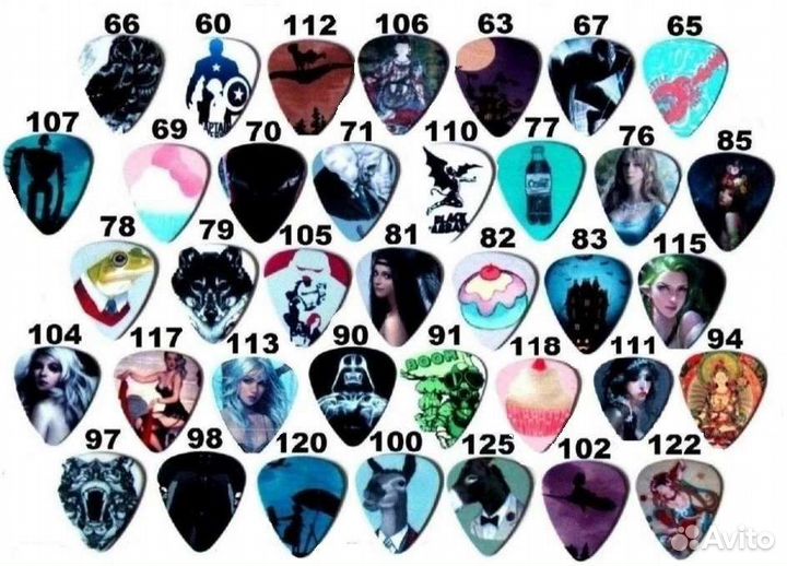 Медиаторы с принтами на выбор