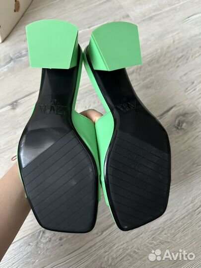 Шлепки zara 37