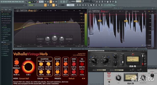 Сведение, мастеринг треков, (обрезка, склейка)