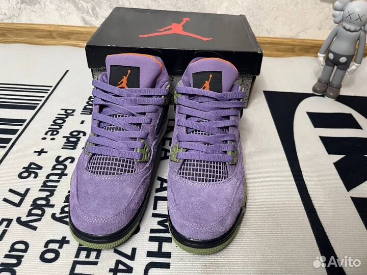 Nike air jordan 4 retro canyon purple