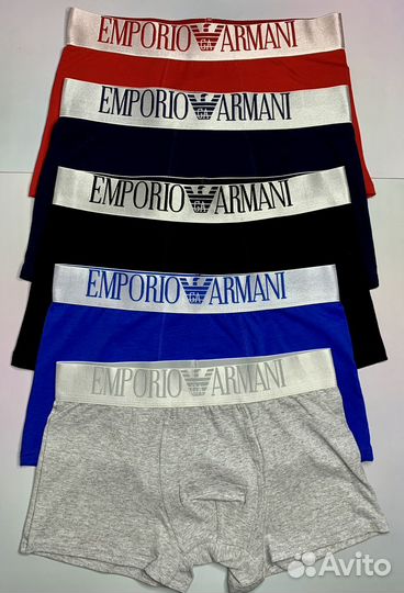 Трусы мужские боксеры 5+1 Emporio armani