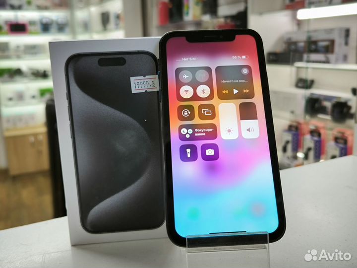 iPhone Xr в корпусе 15 pro 128 Gb Blue titanium