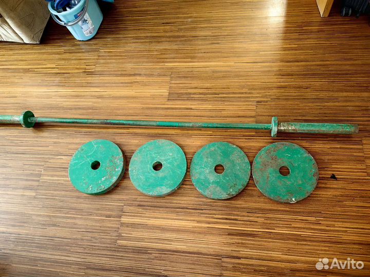 Штанга гриф блины