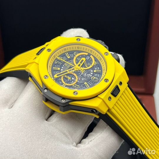 Часы Hublot yellow steel