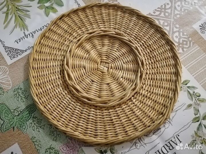 Поднос пасхальный плетёный, хороший подарок