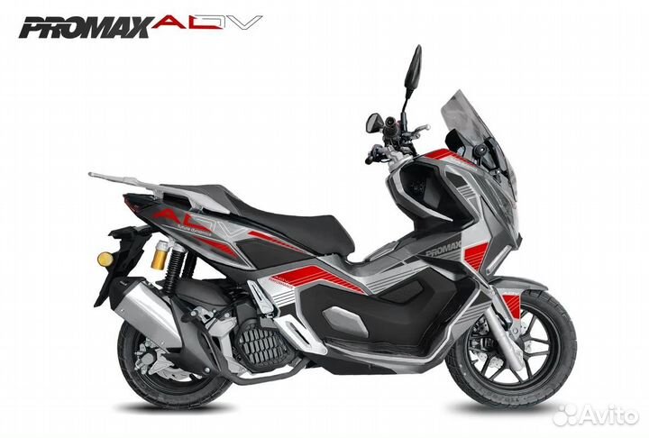 Promax-honda ADV 150 (49) EFI красно-серый