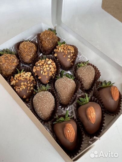 Клубника в шоколаде, конфеты