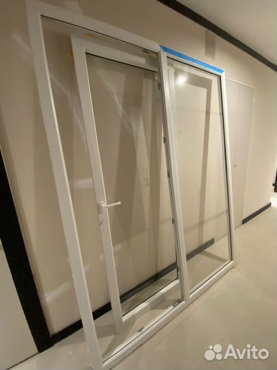 Балконная дверь с окном бу