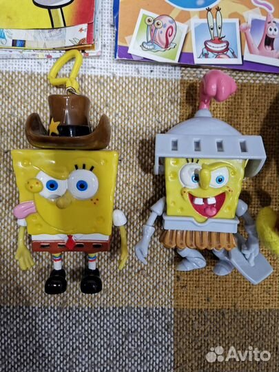 Санчбоб, Патрик, Сквидвард и аксессуары