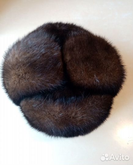 Норковая шапка мужская 58 размер