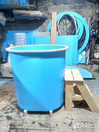 Круглая купель из полипропилена