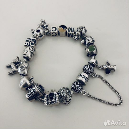 Браслет серебряный