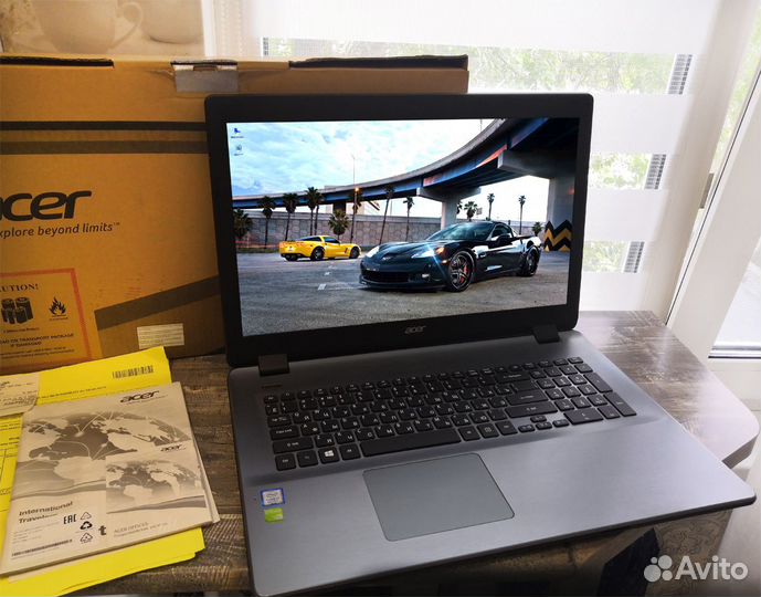 Быстрый мощный Core i7 8гб SSD GeForce Acer