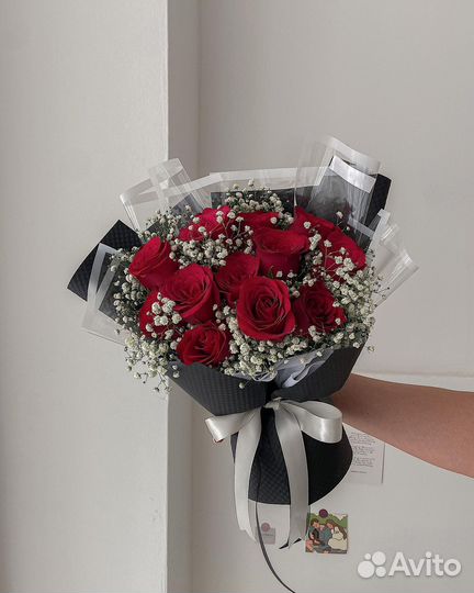 Милые Букеты из Свежих Роз. Доставка Цветов