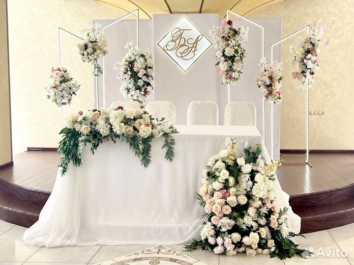 Свадебное оформление, декор, флористика