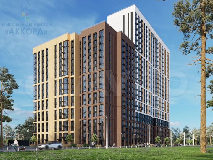 2-к. квартира, 69,1 м², 19/24 эт.