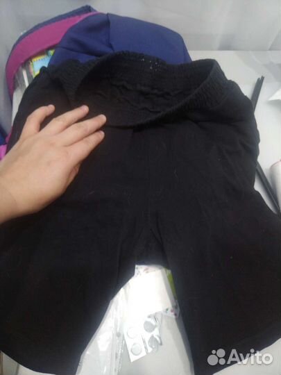 Черные шорты размер 152