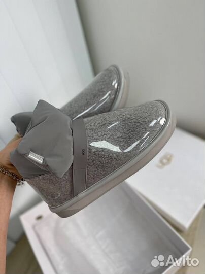 Угги Ugg Clear Quilty Boot Grey