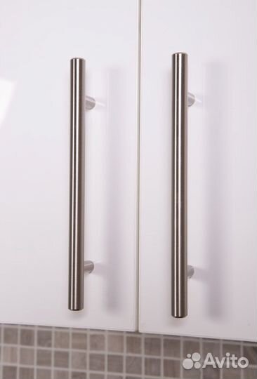 Ручка-Рейлинг Серебро 128мм Для Кухни/Для Мебели