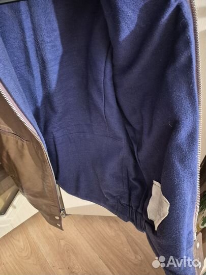 Кожаная куртка мужская летная ввс