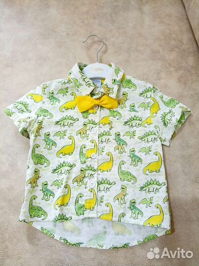 Рубашка на мальчика 1-1,5 лет