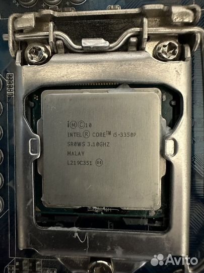 Материнская плата 1155 и i5 3350 (комплект)