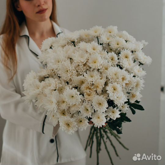 Букет из хризантем