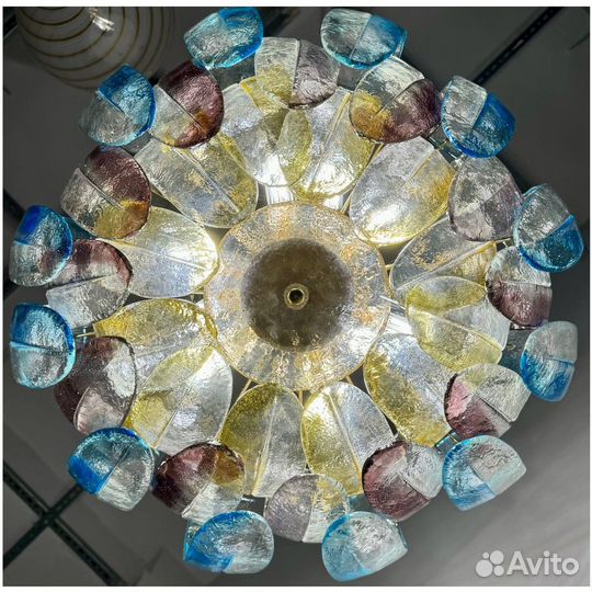 Винтажная крупная люстра Barbini