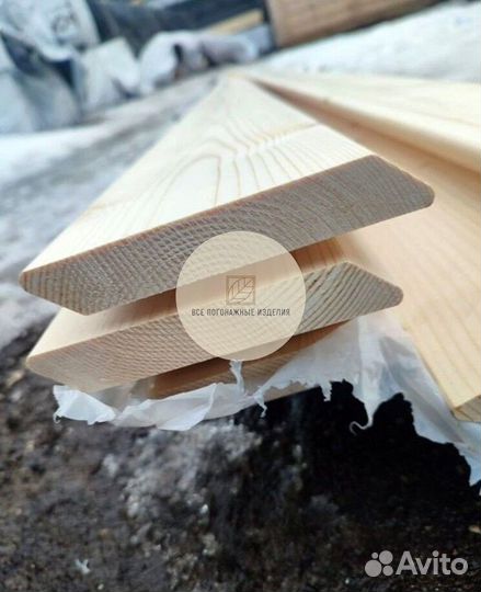 Планкен скошенный из сосны пиломатериалы