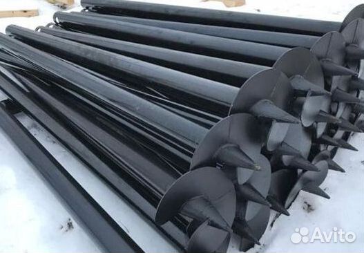 Винтовые сваи с установкой