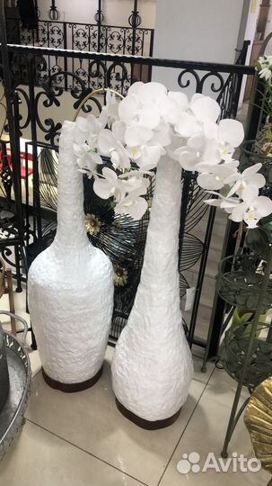 Ваза напольная высокая большая