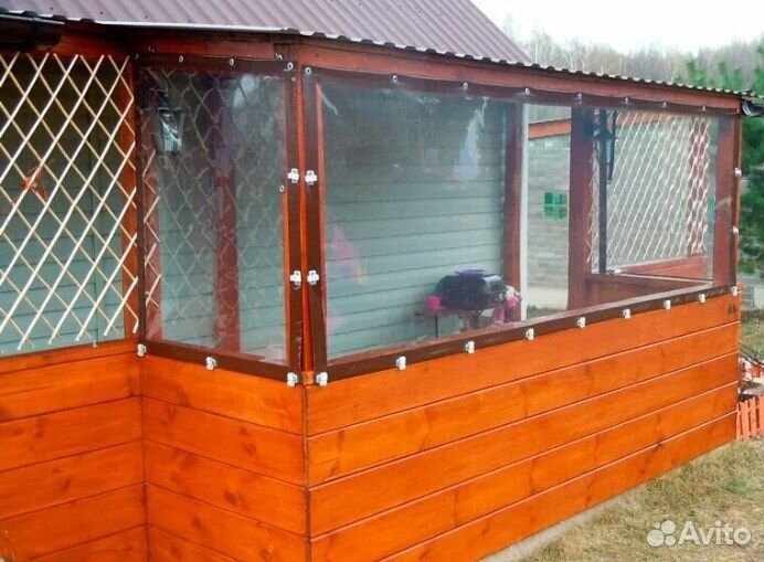 Мягкие окна для веранды, террасы, балкона, беседки