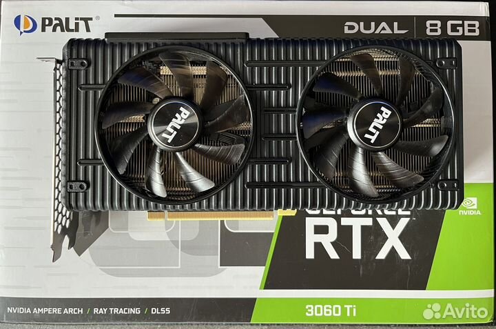 Видеокарта Palit RTX 3060Ti Dual