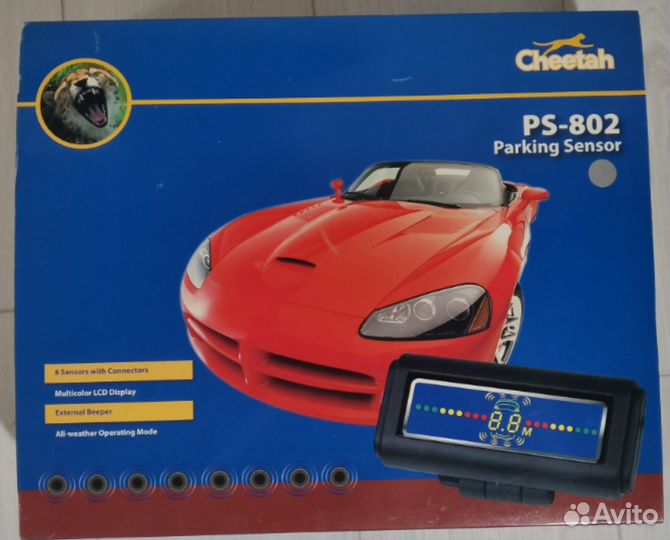 Комплект парктроника Cheetah PS-802, 8 датчиков