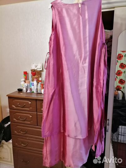 Платье настоящий шёлк из Эмиратов