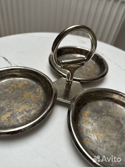 Менажница металлическая 3 секции