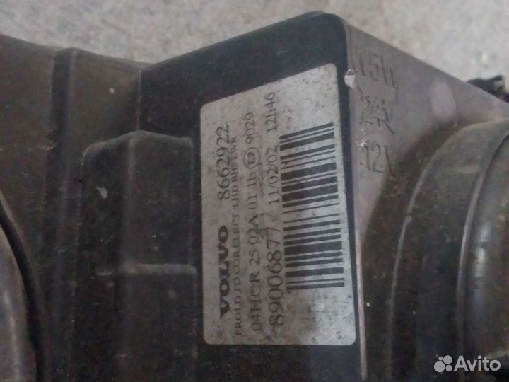 Фара правая Volvo V70 II (2000–2007)