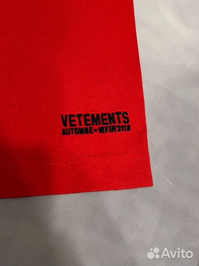 Лонгслив Vetements 