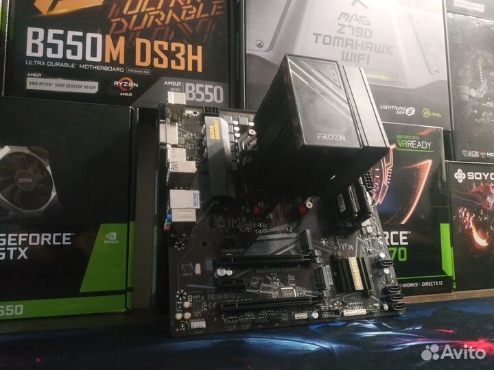 Комплект Ryzen 5 5600\B550M\16gb DDR4