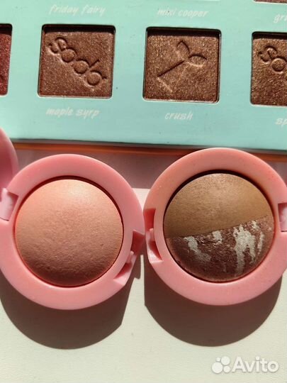 Soda тени, румяна, бронзер