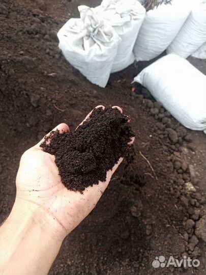 Торф, чернозем, перегной, земля, навоз