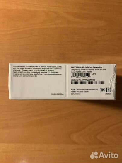 Наушники apple airpods 3