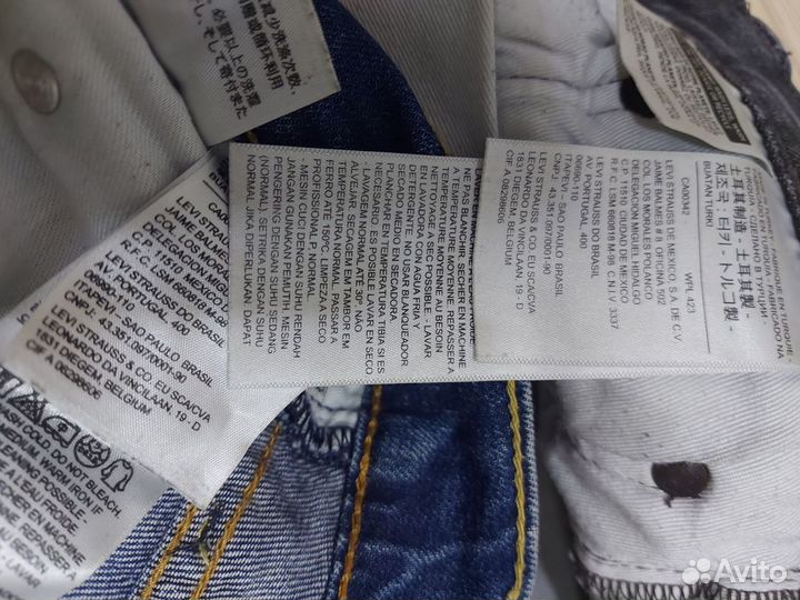 Мужские джинсы levis 32 32