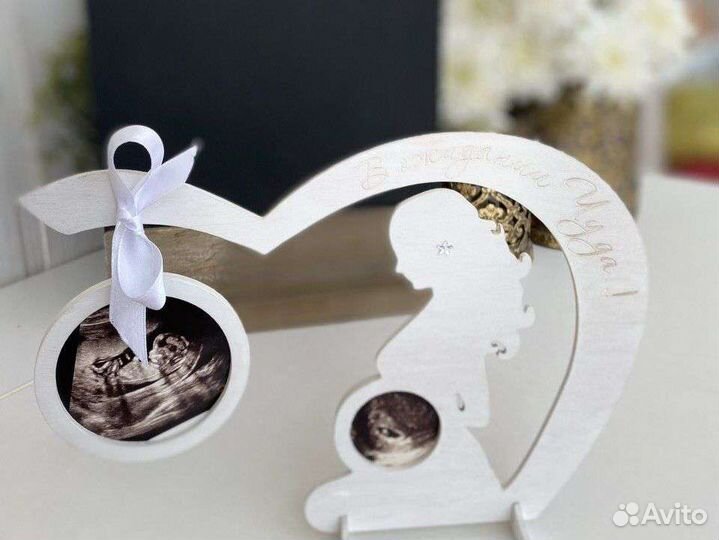 Фоторамка для узи В ожидании Чуда 17х12см