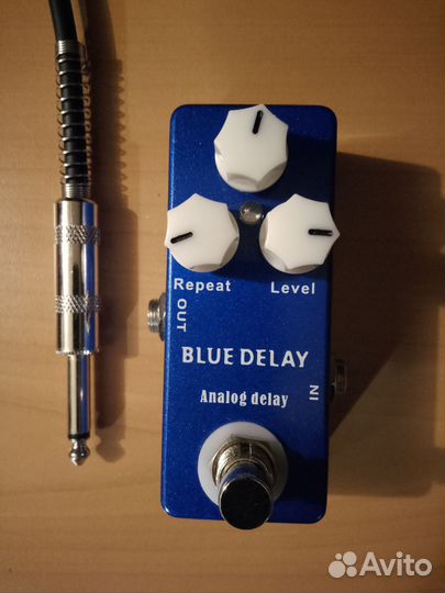 Гитарная педаль дилэй Mosky blue delay